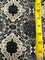 Black Multi Novelty Print Poly Georgette Fabric By the Yard